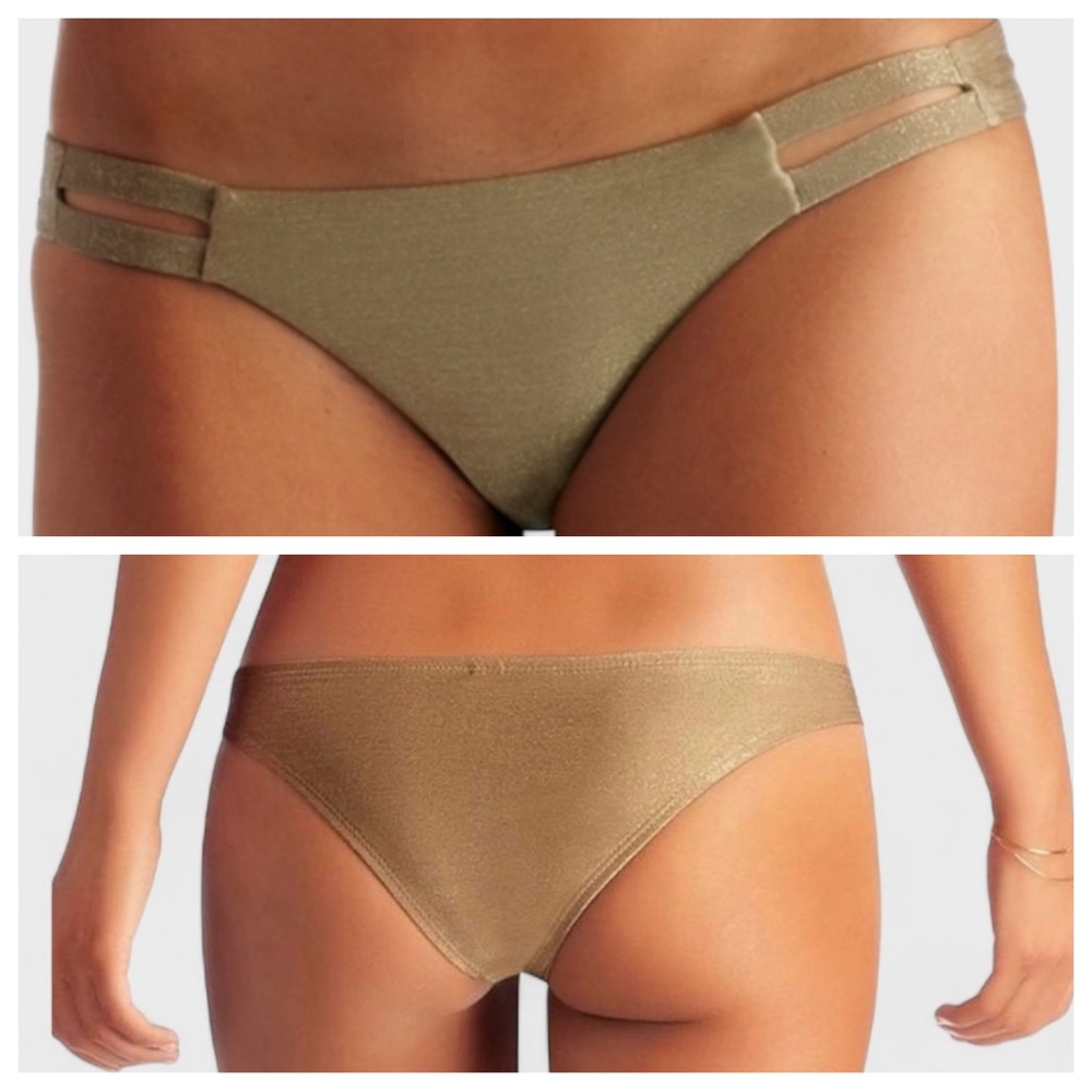 812 NEW! Vitamin A Neutra Bronze Swimsuit Bikini Bottom